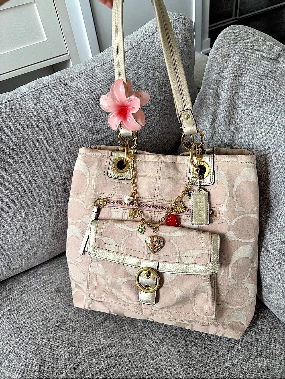Coach Blush Pink Penelope Tote Bag